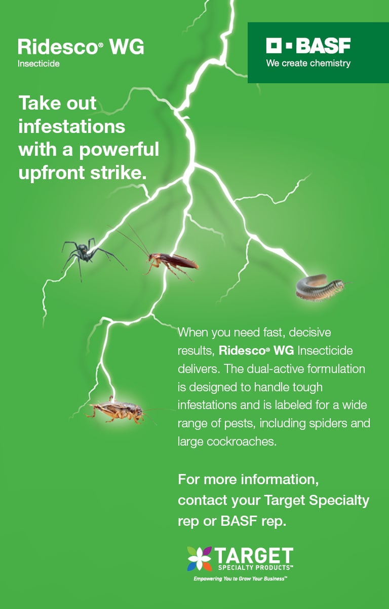 Ridesco WG - Take out infestations with a powerful upfront strike