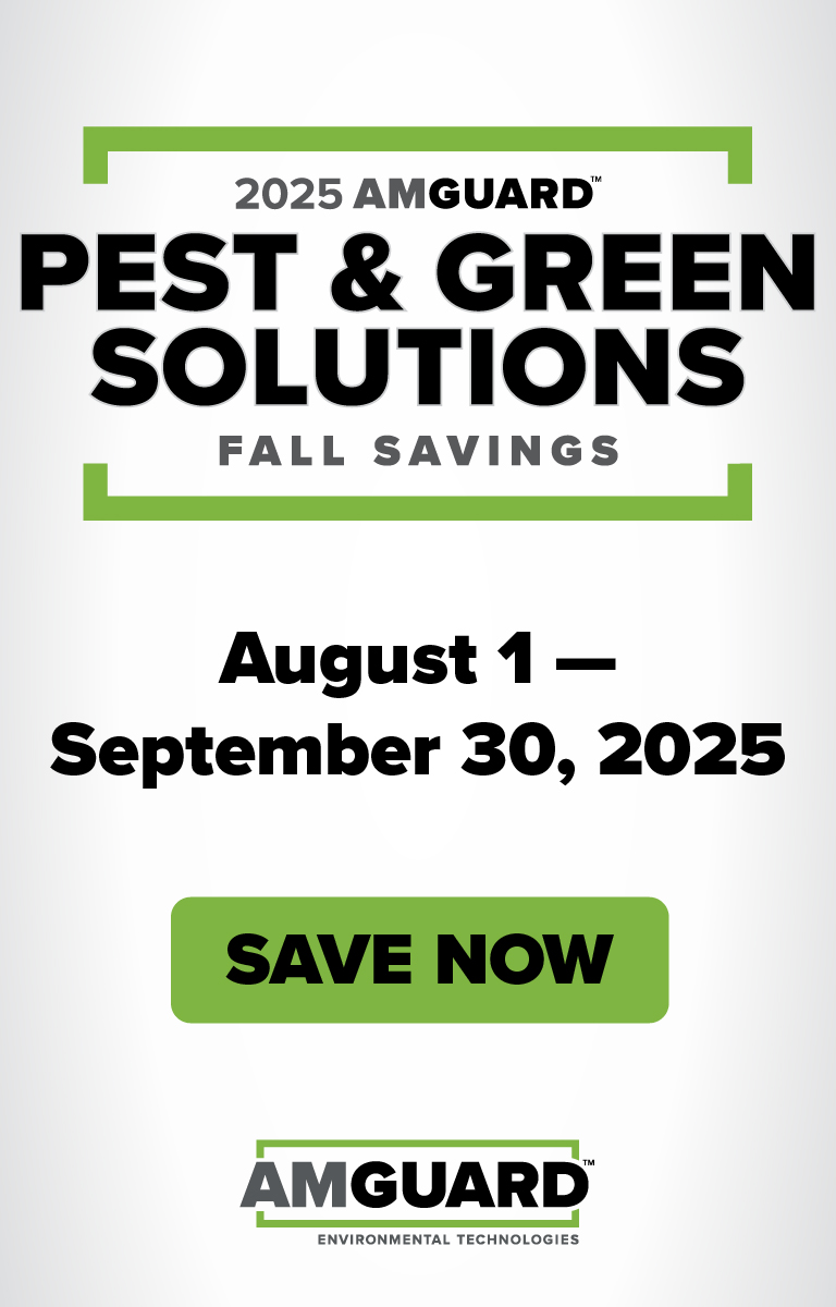 2025 Amguard Pest and Green Solutions Fall Savings Aug 1 - Sept 30 2025 Save Now