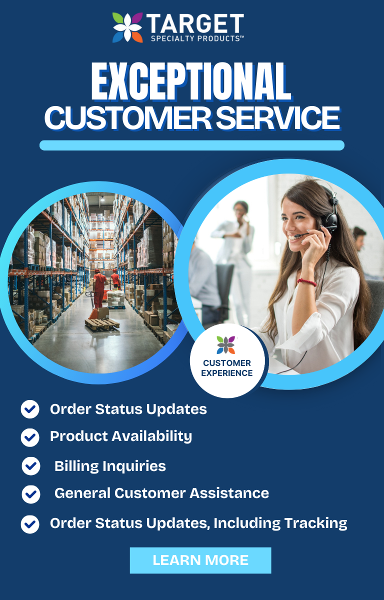 Exceptional Customer Service from Target Specialty Products