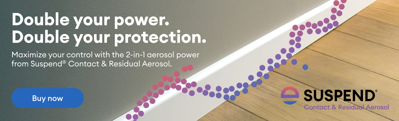 Double your power, Double your protection - Suspend Contact and Residual Aerosol