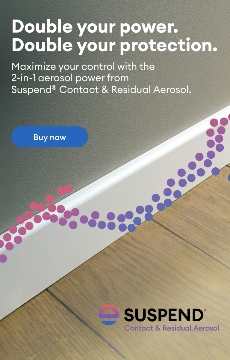 Double your power, Double your protection - Suspend Contact and Residual Aerosol