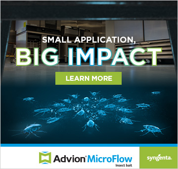 Small application, big impact. Learn More with Advion Microflow Insect Bait