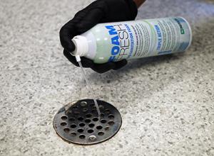 cleanout biofilm in drains
